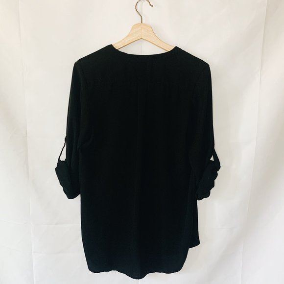 Halogen Black Oversized Blouse Size Small - Picture 6 of 6